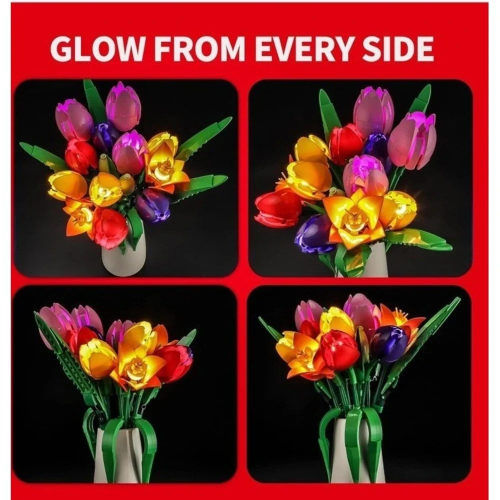(b32/15)BRIKSMAX 2.0 Light Kit Compatible with Lego The Botanical